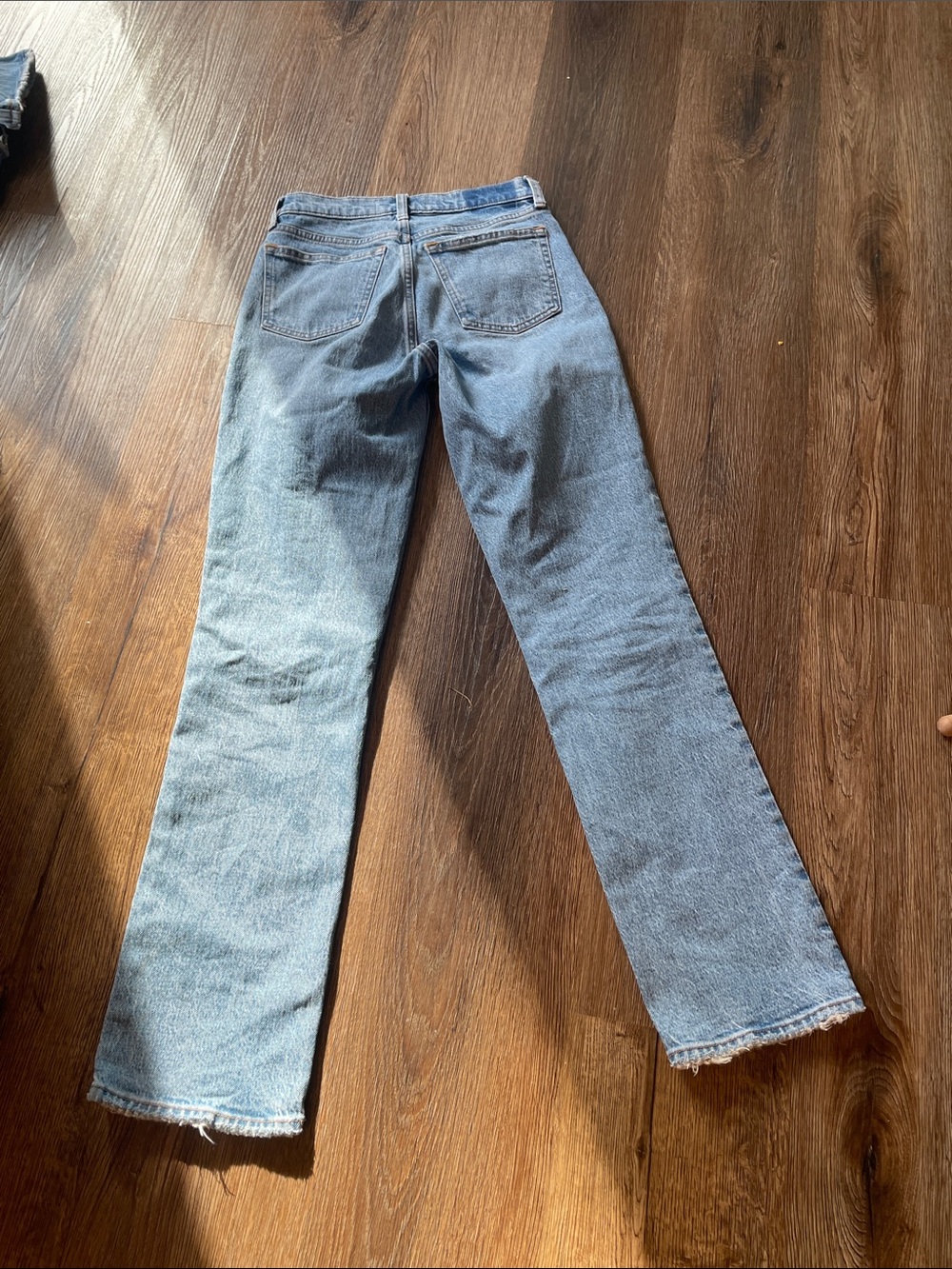 Abercrombie & Fitch 90s straight mid rise Curve love size 23 Straight Jeans - Picture 3 of 3